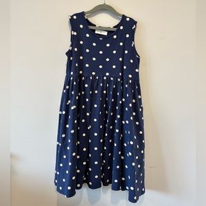 Wren & James | Navy Blue Polka Dot Dress